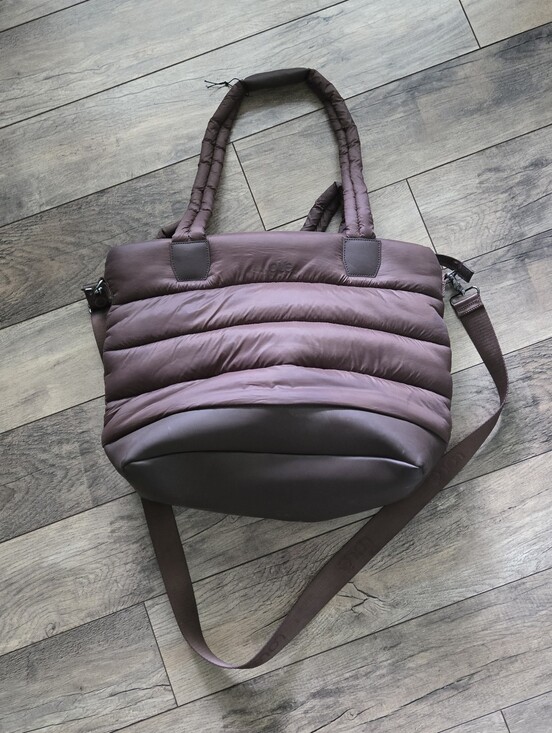 Lole Handbags - Lole Brown Puffer Tote Bag